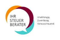 Kampagnen-Logo „Ihr Steuerberater: Unabhängig. Zuverlässig. Vorausschauend.“